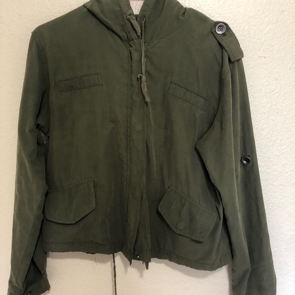 Brandy Melville Army Green Jacket